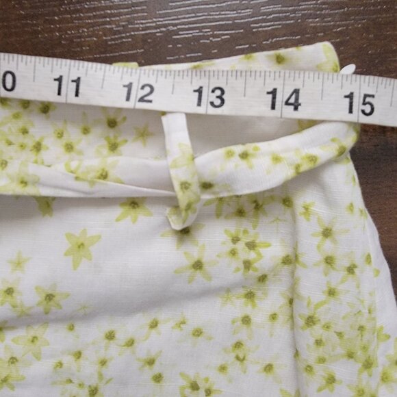NEW Allsaints Frida Skort Womens 6 Floral Linen Designer Chic Fairy Whimsical - Picture 6 of 7